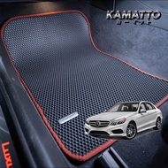 Kamatto Classic Mercedes Benz E-Class E300 Bluetec Hybrid W212 Facelift 2013 - 2017 Car Floor Mat an