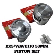 EX5 WAVE110 PISTON 53MM SET