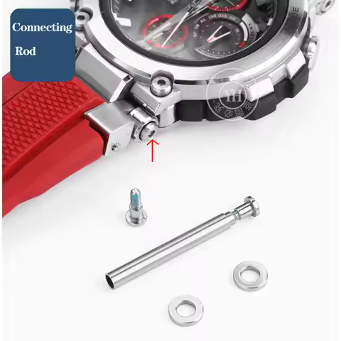 For G-SHOCK 5544 Casio MTG-B1000 Watchband Fixing Screw Rod Connecting Rod Pin Silver Black With Too