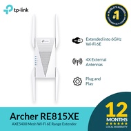 TP-Link RE815X AX5400 Mesh Tri-Band Wi-Fi 6 Range Extender | WiFi Repeater | WiFi Booster | WiFi Ext