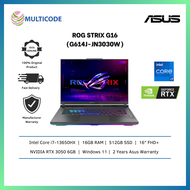 Asus Gaming Laptop ROG Strix G16 G614J-JN3030W 16'' FHD+ 165Hz ( I7-13650HX, 16GB, 512GB SSD, RTX3050 6GB, W11 )
