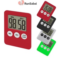 RunSabai 1pc LCD Digital Screen Kitchen Timer Cooking Count Up Countdown Alarm Clock Nice