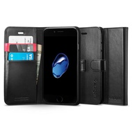 Spigen for Iphone 7 Kickstand Cover Wallet S Case (Black)
