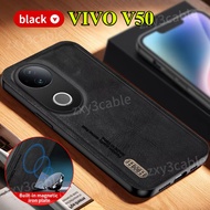 Shockproof Armor Casing For VIVOV50 V 50 V2427 VIVOV50Pro V50Pro Phone Case Retro Leather Soft Cover