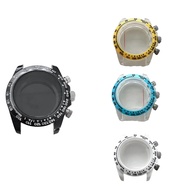 【JJL】-39MM Watch Case Sapphire Glass Case for Quartz VK63 Movement Cases Wearable Watch Accessories