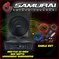 🔥 Hot Deal 🔥 Original Samurai Katana SoundBar BSX-T10 Powered Active Sub Woofer 10 Inch Underseat Su