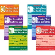 (6books) 240 Vocabulary Words Kids Need to Know for Grades 1-6