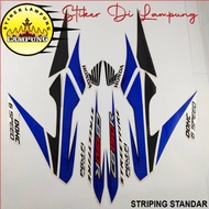 PUTIH Striping honda cb150r cb 150r 2014 White Blue list body Quality Standard