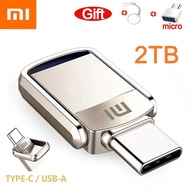 【Direct-sales】 2tb Metal U Disk 2 In 1 Otg 1tb Flash Drive Usb 3.1 512gb 1tb Pen Drives Memory Type C Adapter