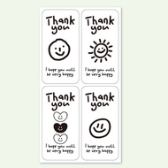 Waterproof Coated Paper Sticker (Refrigerator Level) Size 3x6 Cm. For Product Boxes Cake-Bakery Box 