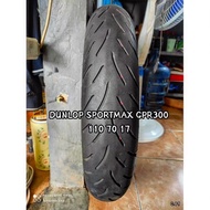DUNLOP TIRES SPORTMAX GPR300 SOFT 110 70 17 COPOTAN MOGE MOGE IMPORT SUPER THICK