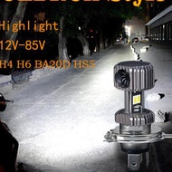 新款帶風扇 BA20D H4 H6小盤 P15D HS5 LED 摩托車大燈燈泡高近光燈摩托車 6000K 機車