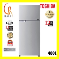 Toshiba GR-A48MBZ (RS) 480L 2-DOORS HYBRID BIO INVERTER REFRIGERATOR