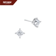 Top Cash Jewellery 10K Lab Grown Royal Prism Diamond Stud Earrings