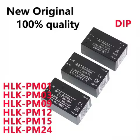 1PCS New HLK-PM01 PM01 HLK-PM03 PM03 HLK-PM09 PM09 HLK-PM12 PM12 HLK-PM15 PM15 HLK-PM24 PM24 AC-DC i