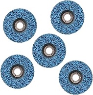 5Pcs Poly Strip Abrasive Disc, Grinding Wheel for Angle Grinder, Rust Paint Remover Cleaning Tool wi