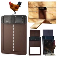 Automatic Chicken Coop Door Light Sense Door Opener Poultry Garden Chicken Duck Door Opener Practica