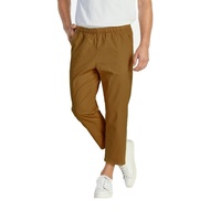 ELLE HOMME | Five-Point Pants With Elastic Waistband 2 Side Pockets Brown W8Q001