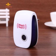 [New] EU Plug Electronic Pest Repeller Ultrasonic Rejector Mosquito Rat Repellent