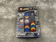 LEGO DC Super Heroes Superman Buildable Minifigure Watch (model number 8020257)
