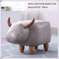Calfskin stool sofa stool storage stool animal stool creative foot /stoolshoe bench/recliner sofa