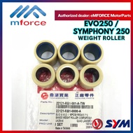SYM EVO250I EVO 250/ SYMPHONY 250/ CRUiSYM 250i WEIGHT ROLLER 22121-RB1-001-A (6 PCS) ORIGINAL SYM