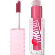 MAYBELLINE Lifter Gloss Lifter Plump, Plumping Lip Gloss with Chili Pepper and 5% Maxi-Lip, Mauve Bi