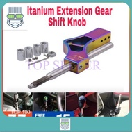 titanium Shifter Extension Gear Shift Knob Lever Extender