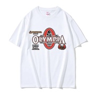 summer Ready Stock Loose Olympia Fitness Breathable Pullover Short-Sleeved T-shirt 6547
