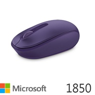 (福利品) 微軟Microsoft 1850 無線行動滑鼠 迷炫紫 U7Z-00050
