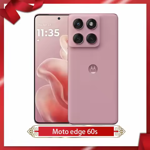 Original Lenovo Moto Edge 60s Cell Phone MTK Dimensity7400 6.7inch OLED 120Hz 50MP Rear Camera 5500M