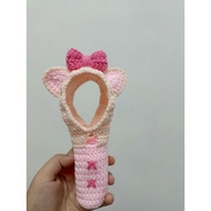 custom crochet fan case/ fan cover by NH's Art