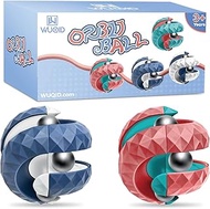 Orbit Ball Toy, Fidget Cube Puzzle Ball Spinning Toy, Track Infinite Flip Change Puzzle Games Novelt