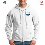 Hoodie Zipper Sweater Jaket Volvo Emblem