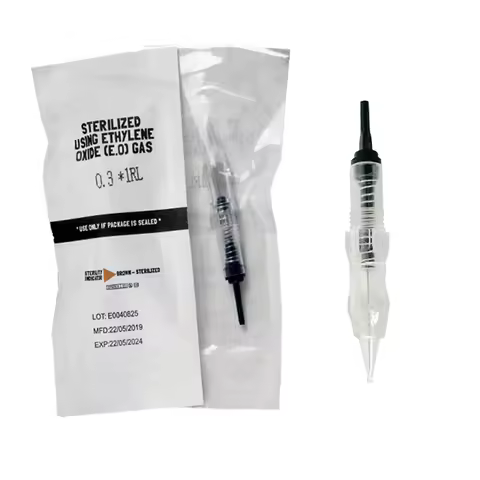 10pcs/50pcs Screw Permanent Makeup Needle Cartridge For Micropigment Machine Disposable Tattoo Needl