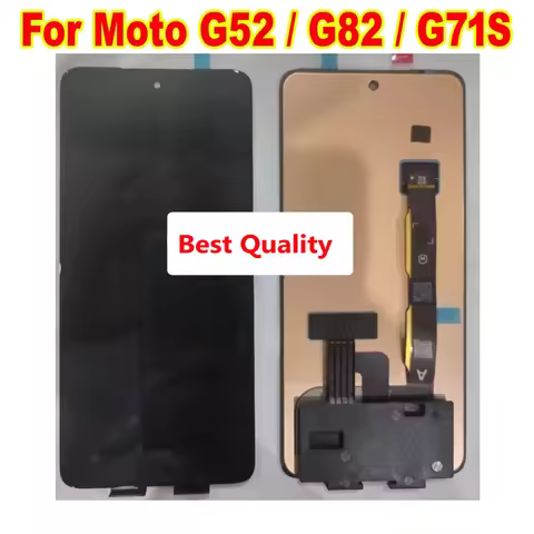 6.6“ Original AMOLED For Motorola Moto G71S G52 G82 LCD Display Touch Panel Screen Digitizer Assembl