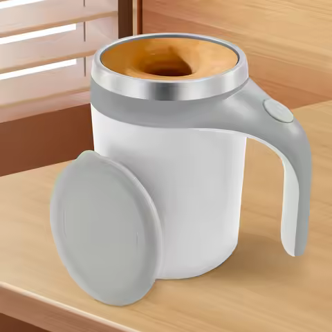 Self Stirring Coffee Mug Efficient Mixing Coffee Mug 380 ml Self Stirring Cup Battery Powered Electr