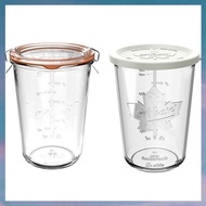 [hotkeystore.] Canning Jars Wide-Mouth Airtight Storage Containers Glass Storage Containers for Sour