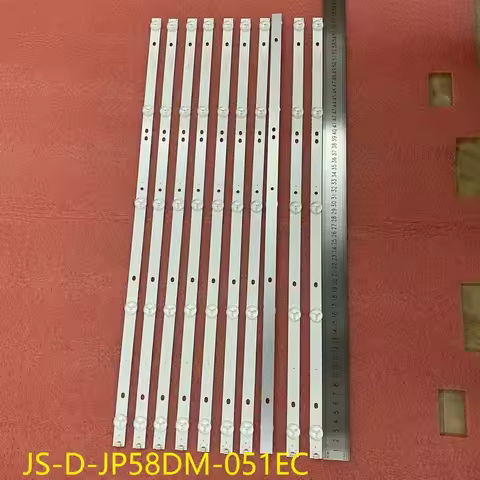 10pcs/set LED Strip 5LED for TD SYSTEMS K58DLJ10US 58 tvled584k01 JS-D-JP58DM-051EC(81225) E58DM100 