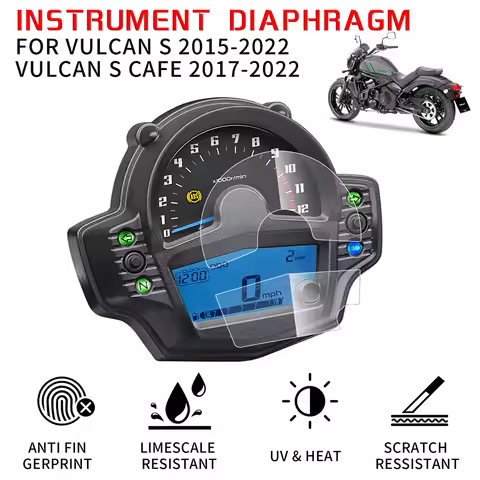 For Kawasaki Vulcan S 2015-2022/ S CAFE 2017-2022 Vulcan Motorcycle Instrument Dashboard Cluster Scr