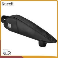 XUEXII Bike Top Tube Bag, 600D Polyester Waterproof Bike Frame Bag, Portable Reflective Triangle 0.3
