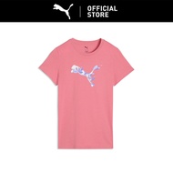 PUMA Graphic Floral Cat Tee Wanita