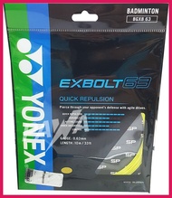 Yonex Exbolt 63 Exbolt63 Badminton String Quick Repulsion (Thickness 0.63MM)