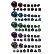 15pcs Board Game Dice Acrylic D4-D100 Polyhedral Dice for DND RPG Tabletop Game Entertainment Suppli