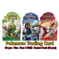 🔥READY STOCK🔥 40 pcs/box Difference Pokemon Shine Card/ Kad Pokemon  FREE Boster Kad 10 pcs