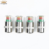 < TWILIGHT >Car Tyre Cas Dust Wheel Tire Pressure 38-32-36 PSI Sensor Replacement Parts Set