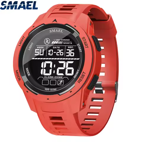 SMAEL 8105 Watch for Men Digital Watches Sports LED Wristwatches Men's 50m Waterproof Watch Digital 