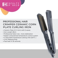 Professional Hair Crimper Ceramic Corn Plate Curling Iron