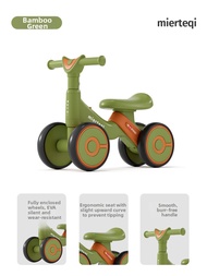 YIHECHUYAO | Stable Balance Bike for 1-3 Year Olds 4 Wheels