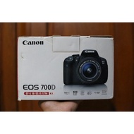 langsung gass!!! jual box kamera canon 700d bekas mulus termurah di